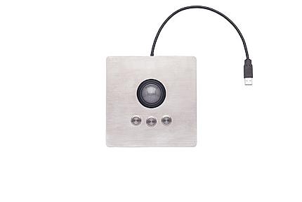 iKey PM-TB-USB, Panel Mount Industrial Optical Trackball
