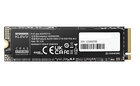 KLEVV CRAS C715 512GB M.2 2280 PCIe 3.0 NVMe SSD