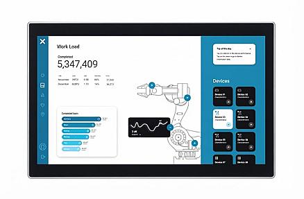 Exor eX715MH, 1920 x 1080 Pixels 15.6“ TFT HMI Panel PC