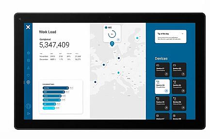 Exor JSmart721M 1920 x 1080 Pixels, PCAP Touch 21.5” TFT HMI Panel PC