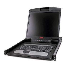 APC AP5719 19 inch 1U rack LCD console