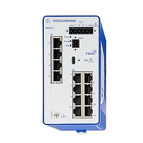 Hirschmann BRS40-12TX-EEC, Next-Gen Compact Managed Switch