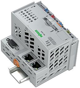 Wago Controller PFC200, 2nd Generation, 2 x ETHERNET, RS-232/-485 Compact PLC