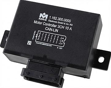 Mrs Electronics (1.162.300.0000) 3CH 10A, CAN0 with Wakeup, Motor ControllerMrs Electronics (1.162.300.0000) 3CH 10A, CAN0 with Wakeup, Motor Controller