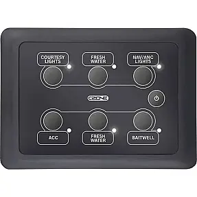 CZone 80-911-0162-00, 6 Way Waterproof Landscape Keypad