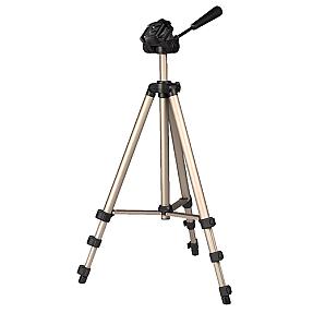 Hama Star 75 black 125 cm 3-leg tripod front view