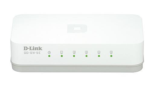 D-Link (GO-SW-5E/E),  Fast Ethernet (10/100), Unmanaged Switch