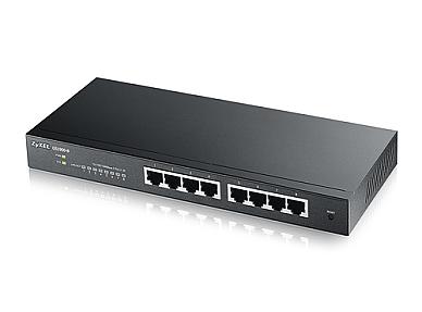 Zyxel GS1900-8, L2, Gigabit Ethernet (10/100/1000), Full duplex, Managed Switch