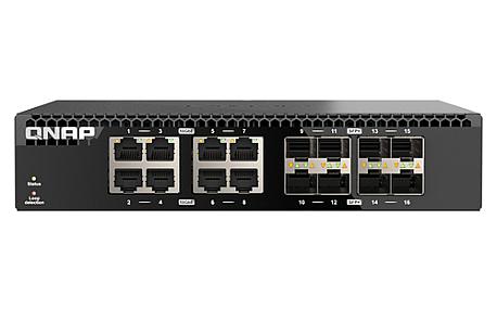 QNAP (QSW-3216R-8S8T), L2, 10G Ethernet Unmanaged Network Switch