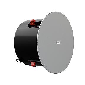 Desono DX-IC8 8 inch coaxial ceiling loudspeaker white front grille view