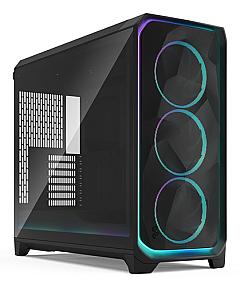 Fractal Design Meshify 3 XL Black Full Tower PC Case Front View