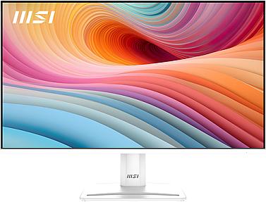 MSI Pro MP251W E2 24.5-inch Full HD LED monitor with 1920 x 1080 resolution, 4 ms response, and white finish