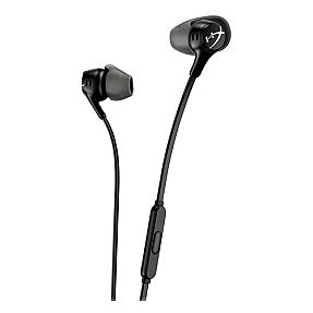 HyperX Cloud Earbuds II black wired gaming earbuds with 3.5mm jack