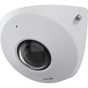 Axis P9117-PV Indoor Wired Bullet IP Security Camera Ceiling White ceiling mounted view in hallway