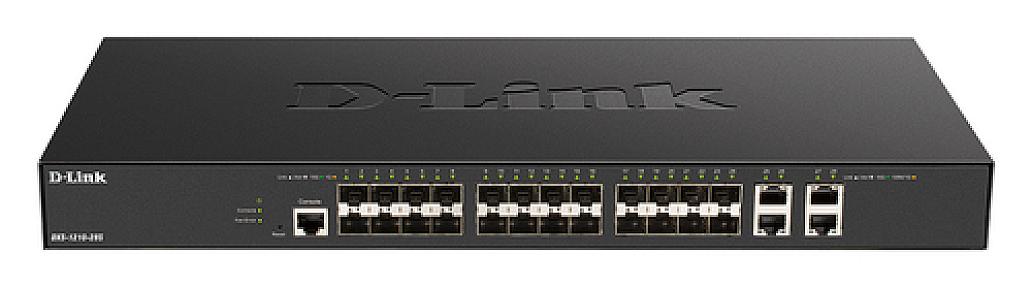 D-Link,  24-port 10G SFP+, 4-port 10GBASE-T Smart Managed Switch