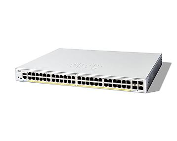 Cisco Catalyst (C1300-48FP-4G), 48 Port GE, Full PoE, 4x1GE SFP, Managed Switch