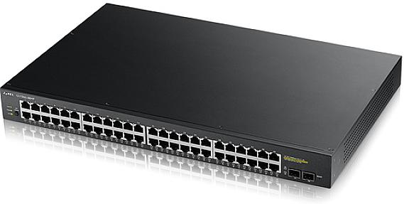 Zyxel (GS190048HPV2-GB0101F), L2, Gigabit PoE, Managed Network Switch