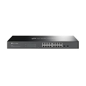 TP-Link Omada, 16-Port Gigabit with 2 SFP Slots, L2/L2+, Managed Smart Switch