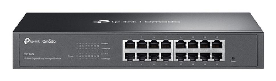TP-Link Omada (ES216G), L2, Gigabit Ethernet, Managed Switch