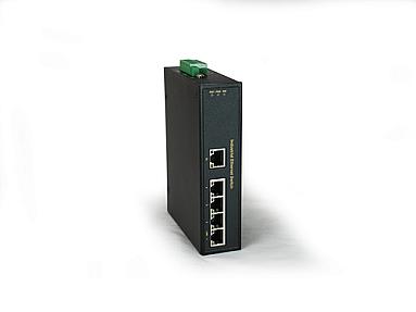 LevelOne, 5-Port Fast Ethernet Industrial Unmanaged Switch.