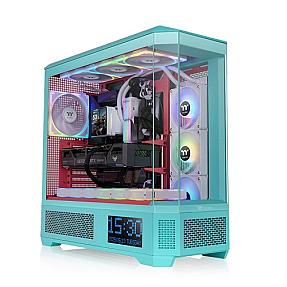 Thermaltake CA-11H-00FLWN-00 full tower PC case in mint with tempered glass panels