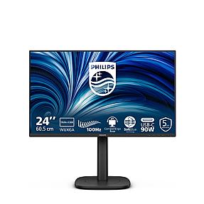 Philips 3000 Series 24B2U3301D/00 24.1-inch WUXGA LCD monitor with 1920 x 1200 resolution in black
