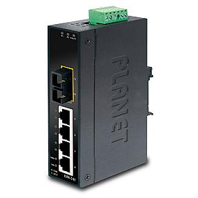PLANET (ISW-511), L2, Fast Ethernet (10/100), Full duplex, Unmanaged Switch