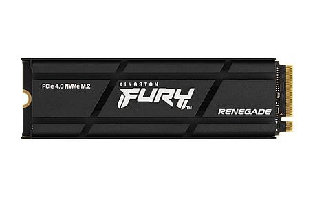 Kingston FURY 4000G RENEGADE 4TB PCIe 4.0, M.2 NVMe SSD With Heatsink, Black