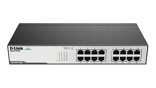 D-Link (GO-SW-16GE), L2, Gigabit Ethernet Unmanaged Switch