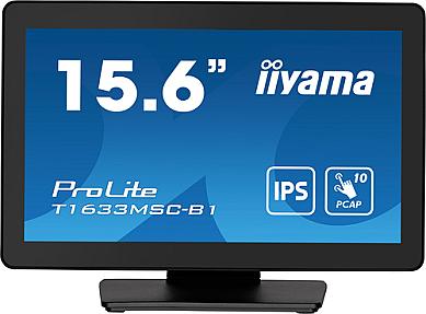 iiyama ProLite 15.6-inch Full HD LCD monitor with 1920 x 1080 resolution in black
