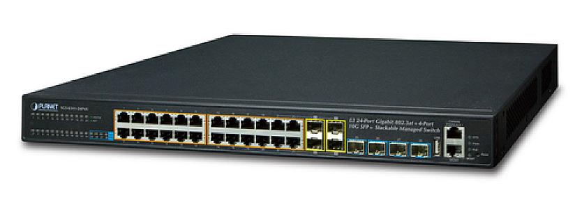 PLANET (SGS-6341-24P4X), L3, Gigabit (PoE), Managed Network Switch