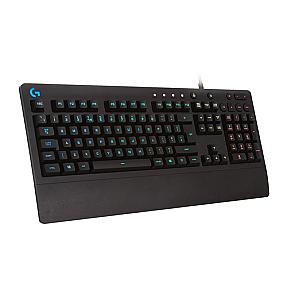 Logitech G G213 Prodigy Gaming Keyboard, Full-size Wired, QWERTY, RGB LED, Black