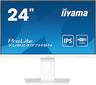 iiyama ProLite 23.8-inch Full HD LED monitor with 1920 x 1080 resolution in white