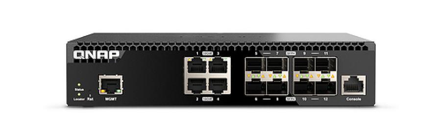 QNAP (QSW-M3212R-8S4T), 10G Ethernet, Managed Switch