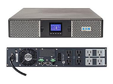 Eaton 9PX 1500RT 1.5kVA online UPS front view with LCD display