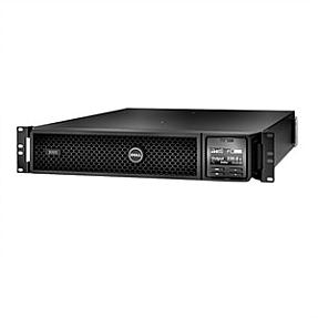 DELL Smart-UPS SRT 3000VA front view with LCD display and AC outlets