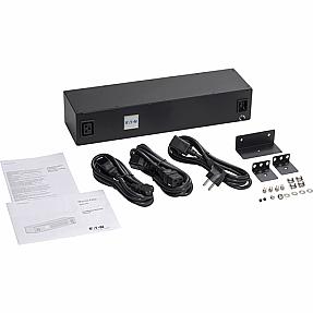 Side profile of Eaton 9PXMF3KI double-conversion UPS showing vents