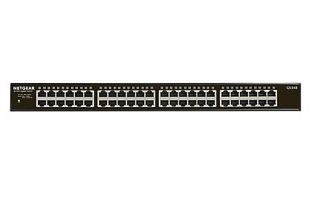 NETGEAR GS348, Gigabit Ethernet, Unmanaged Switch