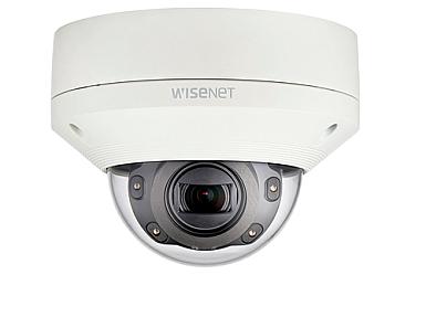 Hanwha XNV-6080R 1080p indoor/outdoor dome IP camera with NEMA 4X and IK10 rating