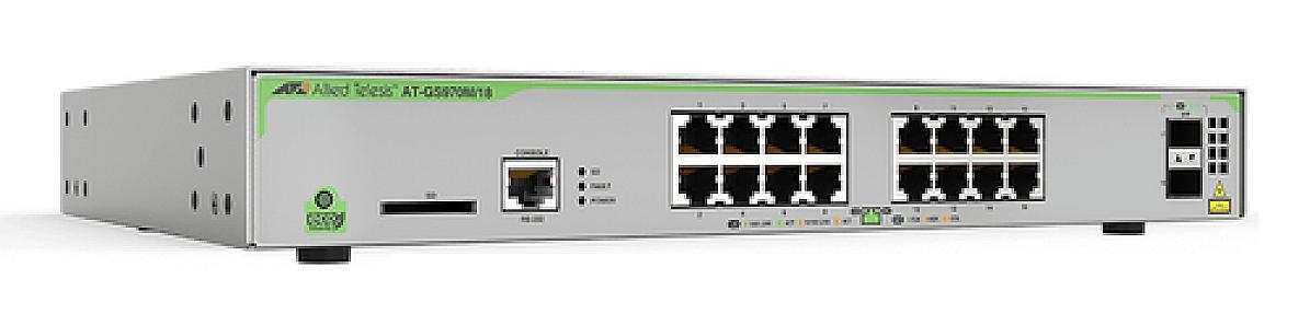 Allied Telesis (AT-GS970M/18PS-30), L3, Gigabit PoE, Managed Switch