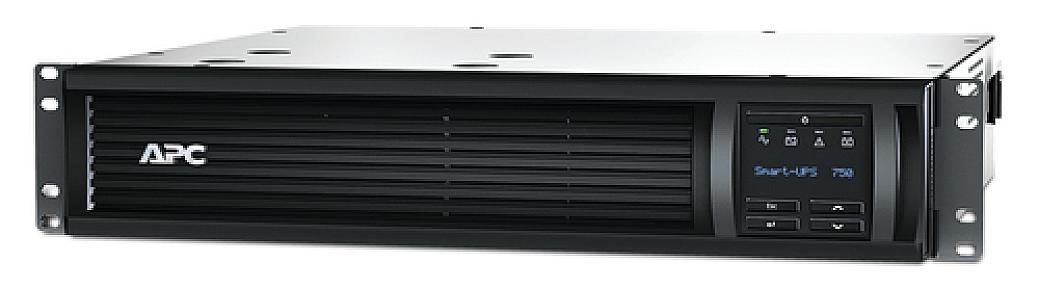 Black APC line-interactive UPS showing power and surge protection