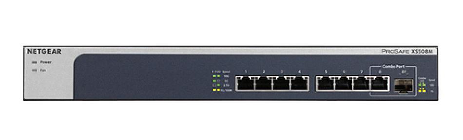 NETGEAR XS508M, 10G Ethernet, Unmanaged Switch
