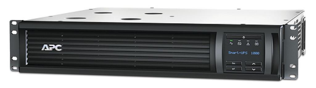 APC SMT1000RM2UC 700W line interactive UPS rear outlet panel