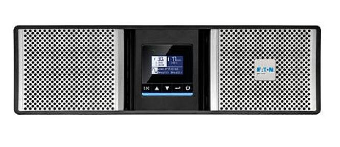 Eaton 9PX 5000i RT3U Netpack G2 front view with LCD display
