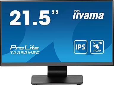 iiyama ProLite 21.5-inch Full HD LCD monitor with 1920 x 1080 resolution in black