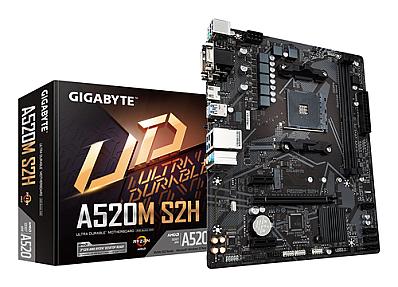 Gigabyte A520M S2H Micro ATX AM4 Motherboard