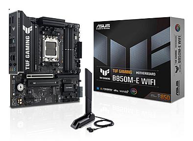 ASUS TUF Gaming B850M-E WiFi AM5 socket close up