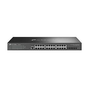 TP-Link Omada, 24-Port Gigabit L2+ with 4 10GE SFP+ Slots, Managed Switch