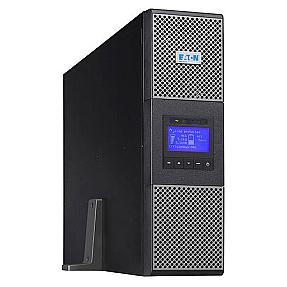 Eaton 9PX online UPS installed with multiple AC outlet connections