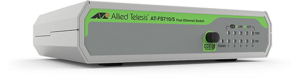 Allied Telesis FS710/5, Fast Ethernet, Unmanaged Switch